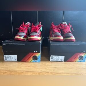 Nike Dunk 1985 Red Acid Wash